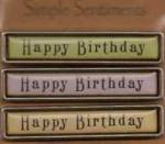 AMM SIMPLE SENTIMENTS - HAPPY BIRTHDAY
