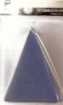 PMA 8008 METALLIC BLUE TRIANGLE CARDS