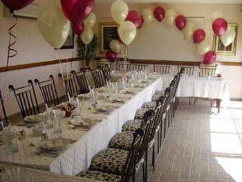 Wine and Ivory Balloons