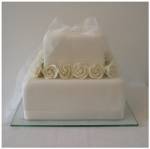 2 Tier Wedding Cake