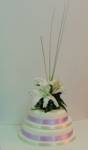 Lilac & Lily Wedding Cake