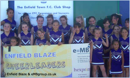 Enfield Blaze Cheerleaders